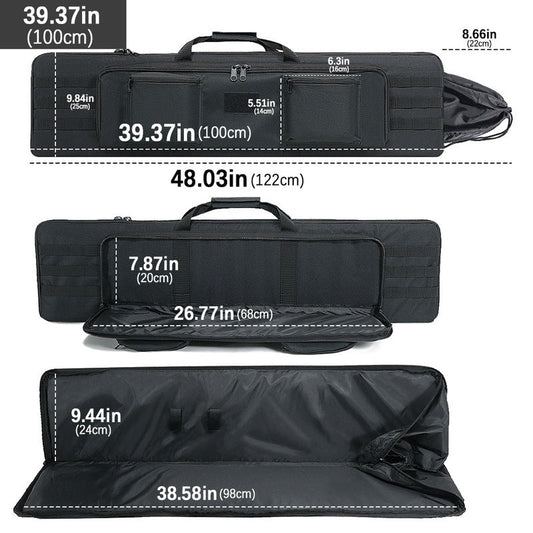 Firearm gear: pistol bags, rifle case, carbine backpack, sniper pistol protector, airsoft bag & hunting accessories.