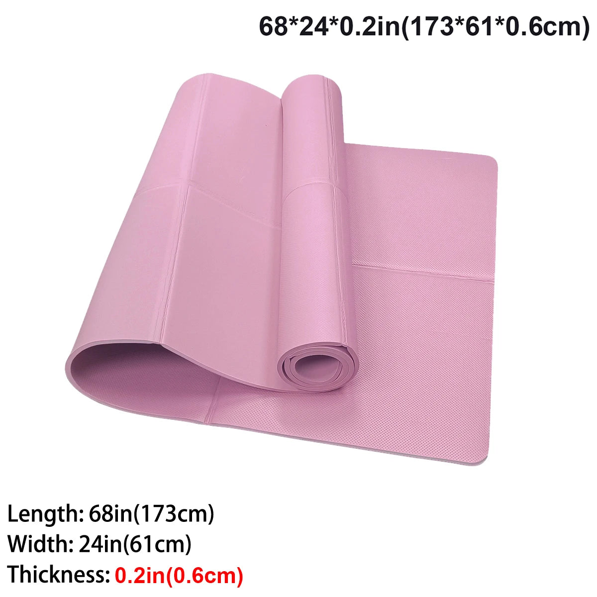 Foldable Yoga Mat 3mm/4mm/6mm Thicknesses
