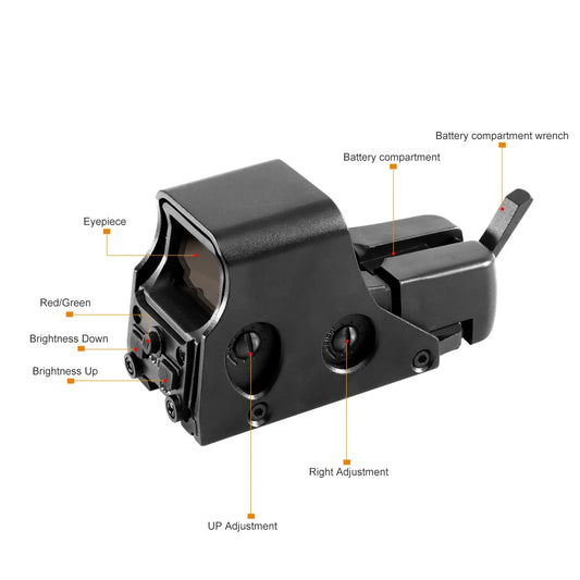 Red /Green Dot Reflex Sight Scope 20mm Mount