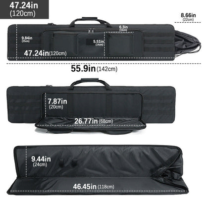 Firearm gear: pistol bags, rifle case, carbine backpack, sniper pistol protector, airsoft bag & hunting accessories.