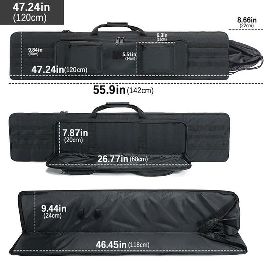 Firearm gear: pistol bags, rifle case, carbine backpack, sniper pistol protector, airsoft bag & hunting accessories.