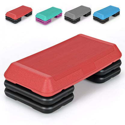 Adjustable Aerobic Stepper Exercise Platform