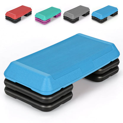 Adjustable Aerobic Stepper Exercise Platform