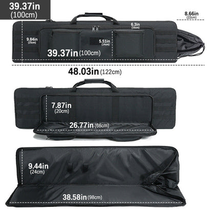 Firearm gear: pistol bags, rifle case, carbine backpack, sniper pistol protector, airsoft bag & hunting accessories.