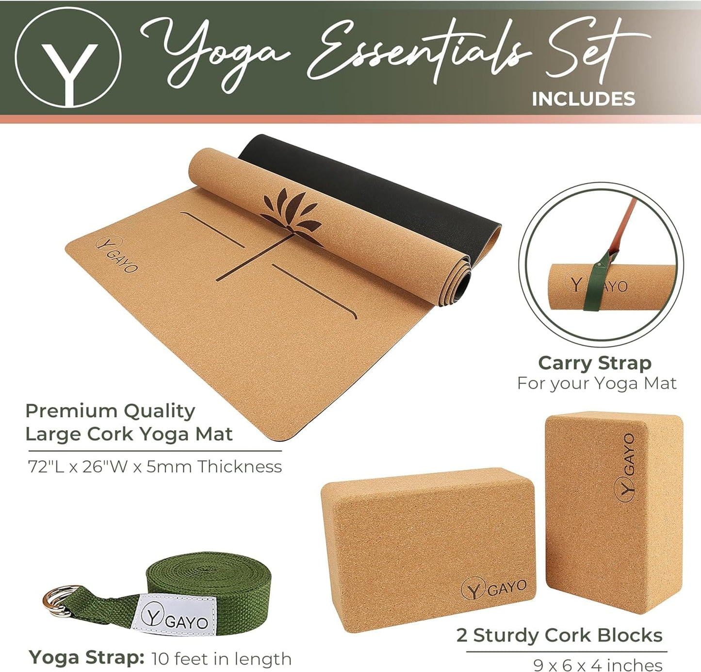 Ultimate Cork Yoga Essentials