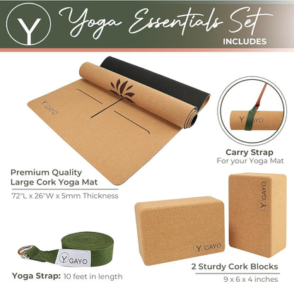 Ultimate Cork Yoga Essentials