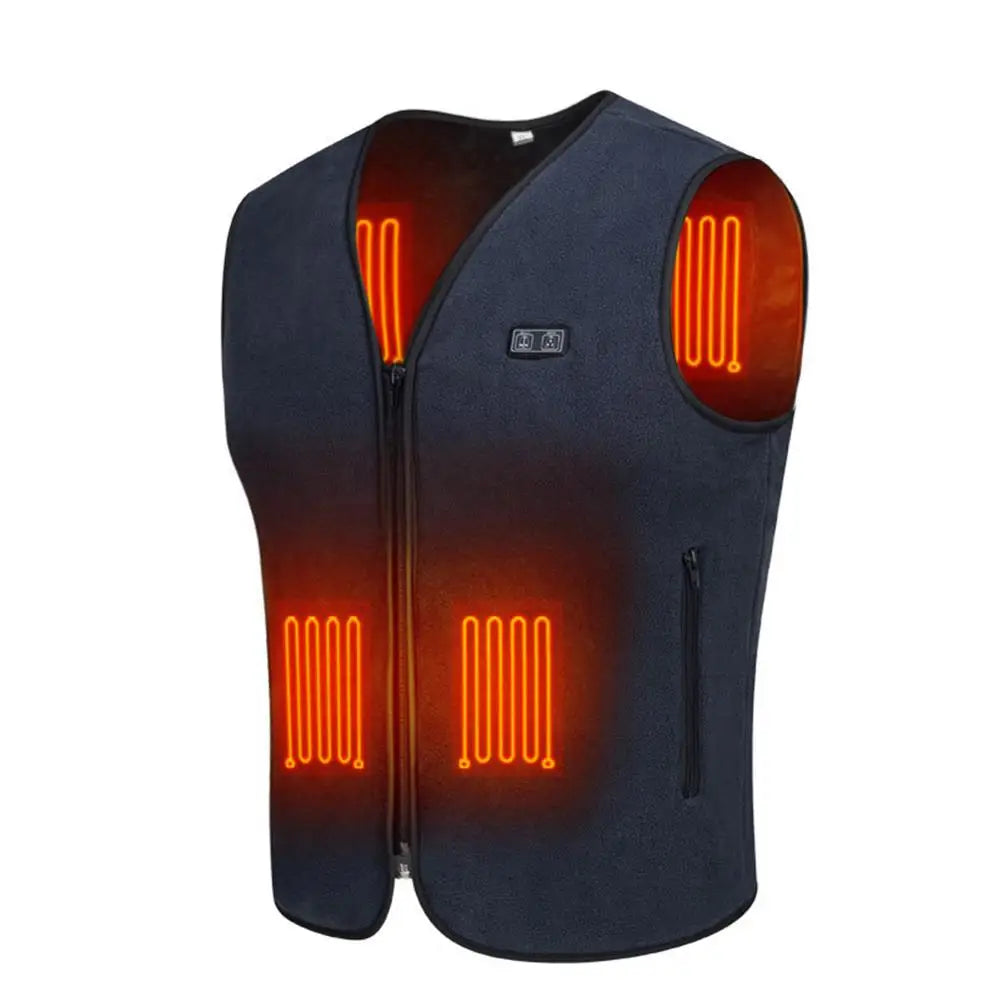 USB Heated Vest 3-speed Adjustable Temperature Self-heating Vest Washable