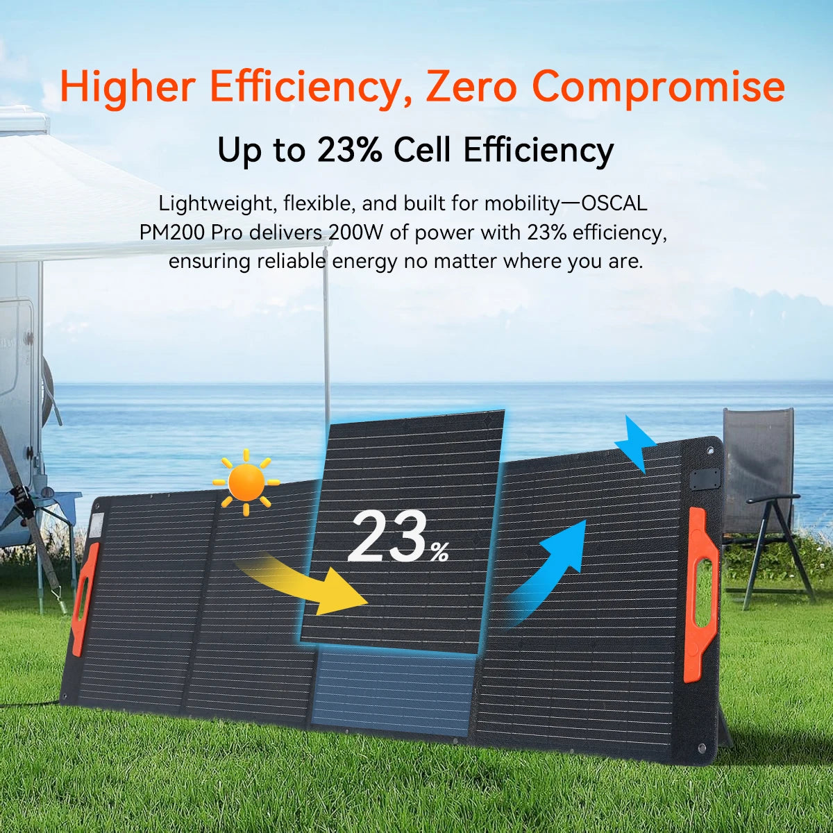 200W Oscal PM200 Pro Solar Panel Power Station