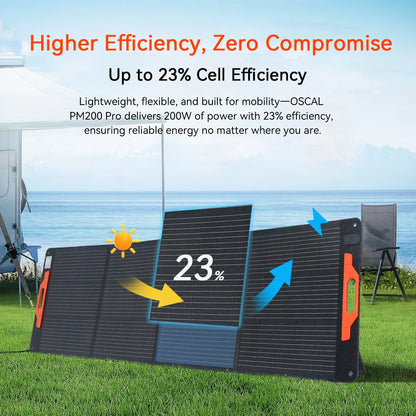 200W Oscal PM200 Pro Solar Panel Power Station