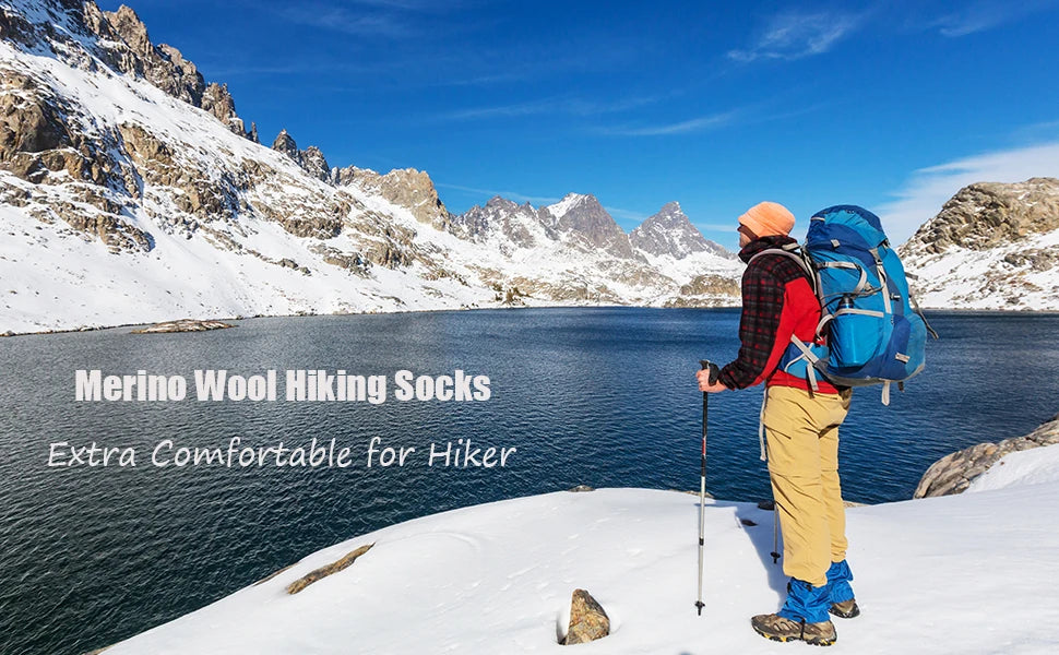 3 Pack Hiking Merino Wool Cushioned Socks