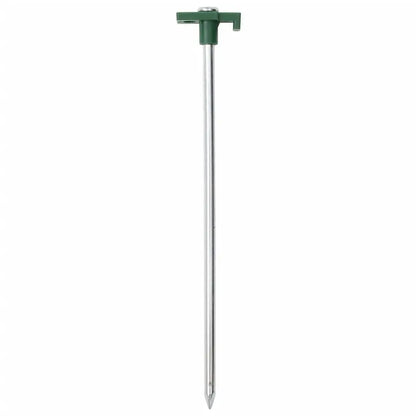 12pcs Galvanised Steel and Tent Pegs 9.8\" 0.28\"