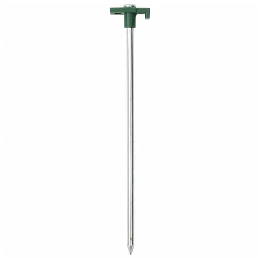 12pcs Galvanised Steel and Tent Pegs 9.8\" 0.28\"