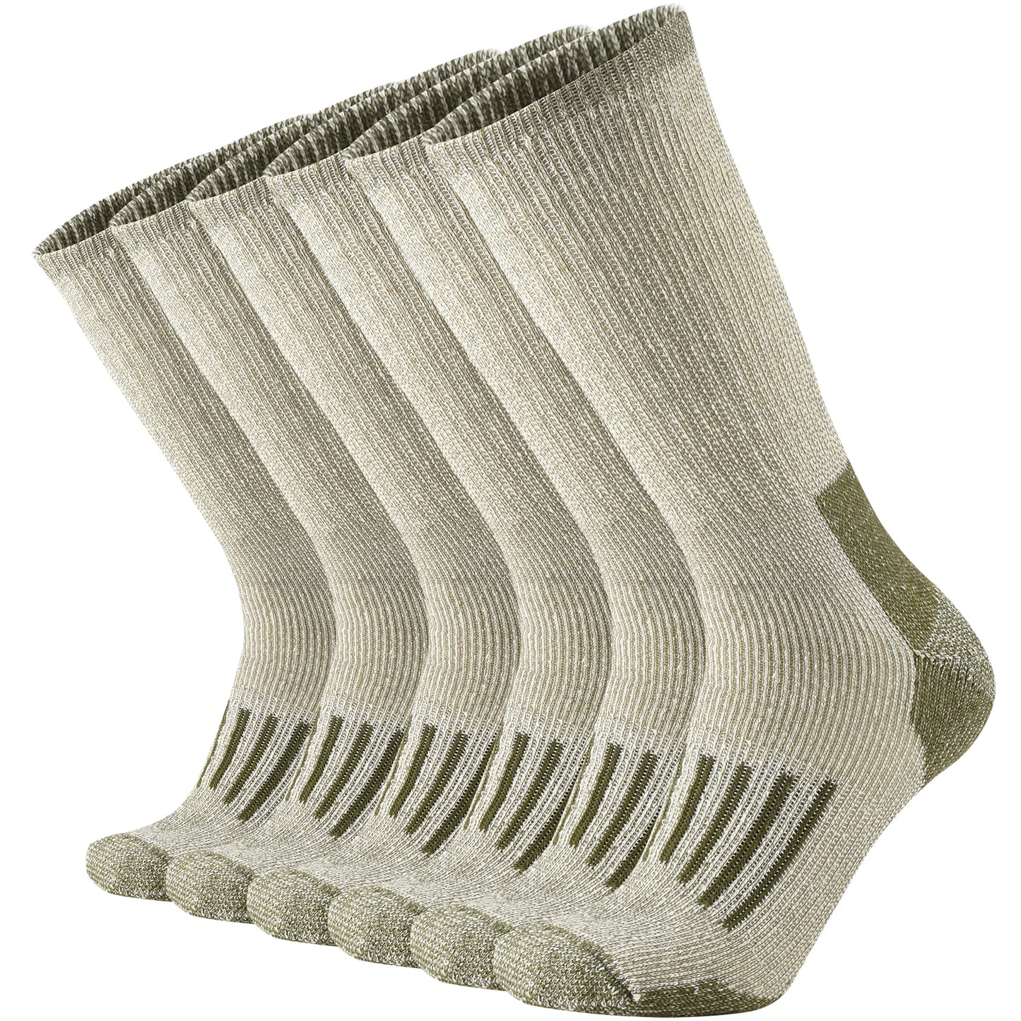 3 Pack Hiking Merino Wool Cushioned Socks