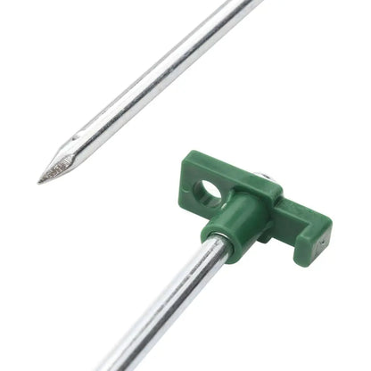 12pcs Galvanised Steel and Tent Pegs 9.8\" 0.28\"