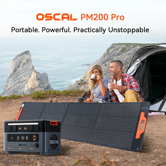 200W Oscal PM200 Pro Solar Panel Power Station