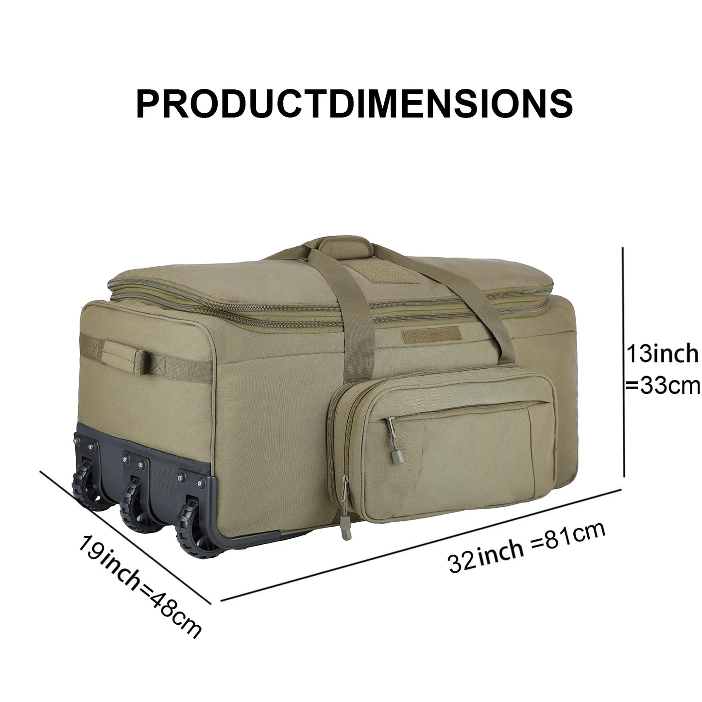 124L Outdoor Camping Waterproof  Duffel BAG