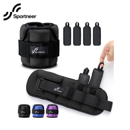 Adjustable Wrist and Ankle Weights for Women and Men