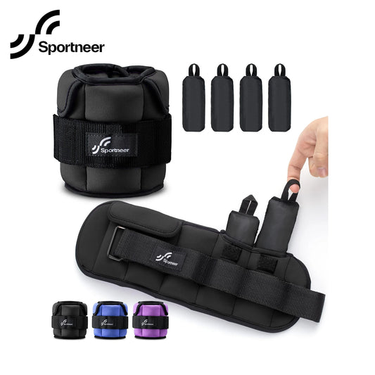 Adjustable Wrist and Ankle Weights for Women and Men