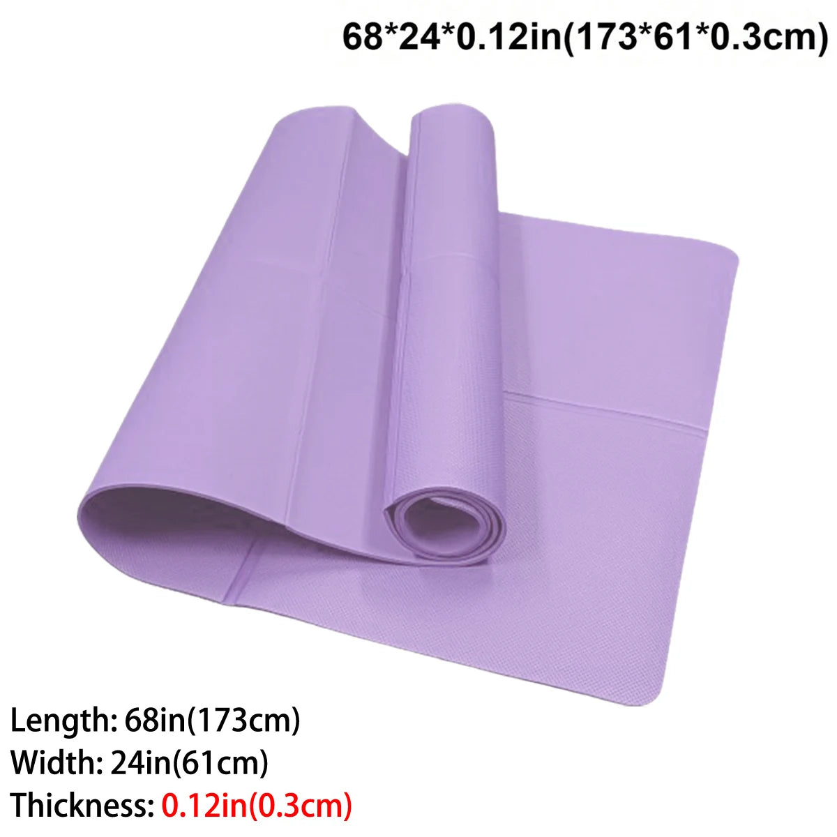 Foldable Yoga Mat 3mm/4mm/6mm Thicknesses