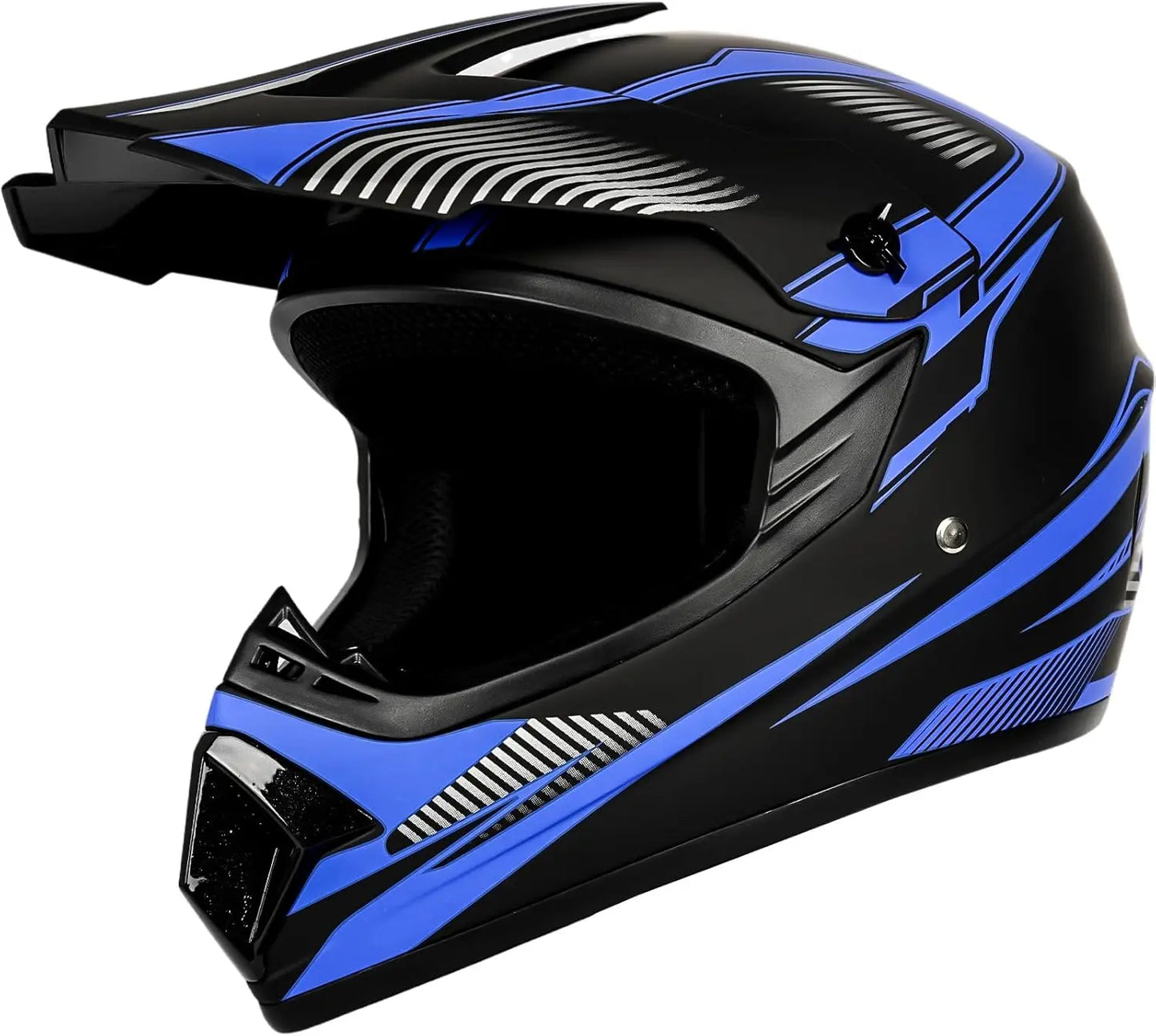Youth Dirt Bike Helmet Set with Gloves, Goggles,