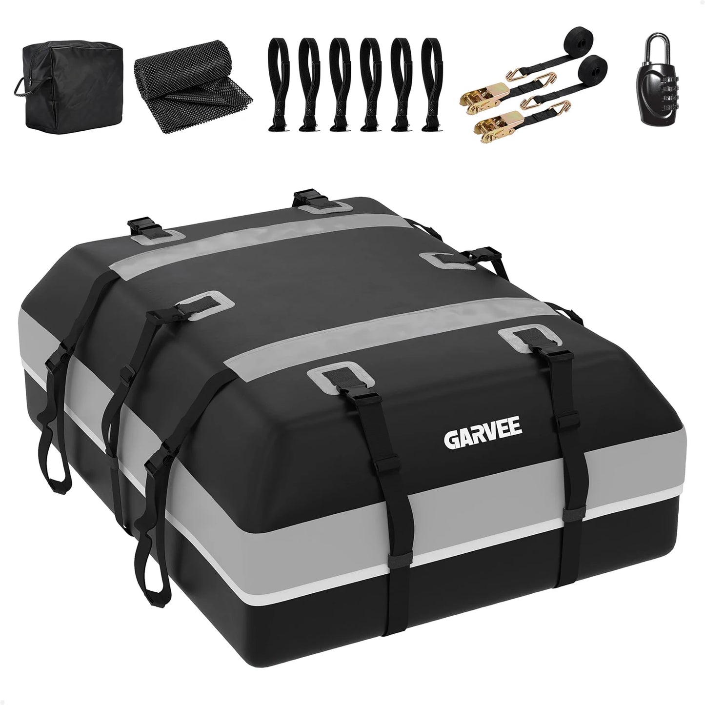21 Cubic Feet Waterproof Car Rooftop Cargo Carrier Bag Soft Shell Roof