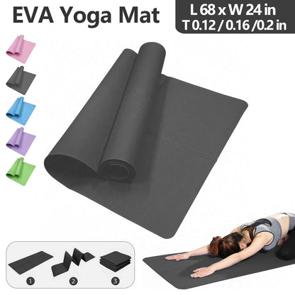 Foldable Yoga Mat 3mm/4mm/6mm Thicknesses