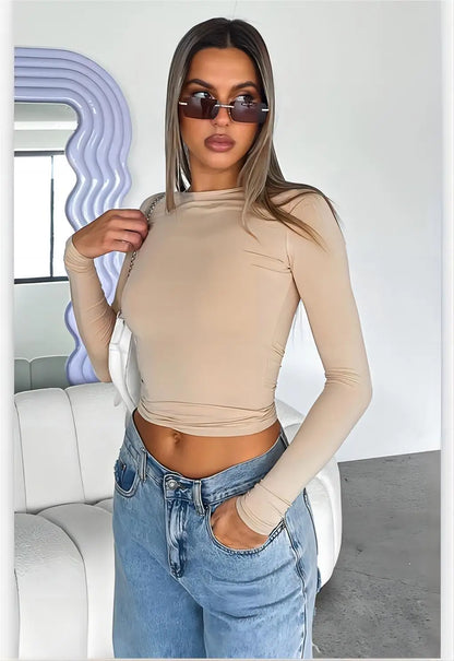 Women's Casual Sports Long Sleeve T-shirt