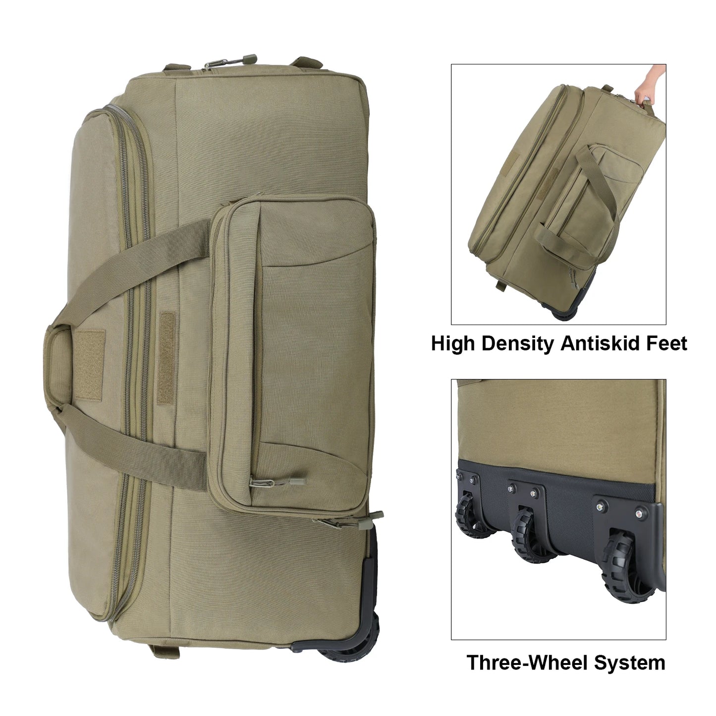 124L Outdoor Camping Waterproof  Duffel BAG