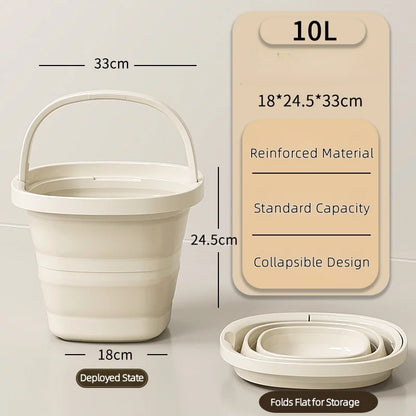 Collapsible 10L Water Bucket