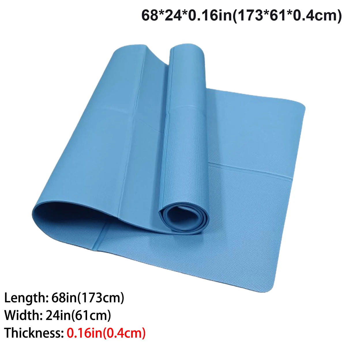 Foldable Yoga Mat 3mm/4mm/6mm Thicknesses
