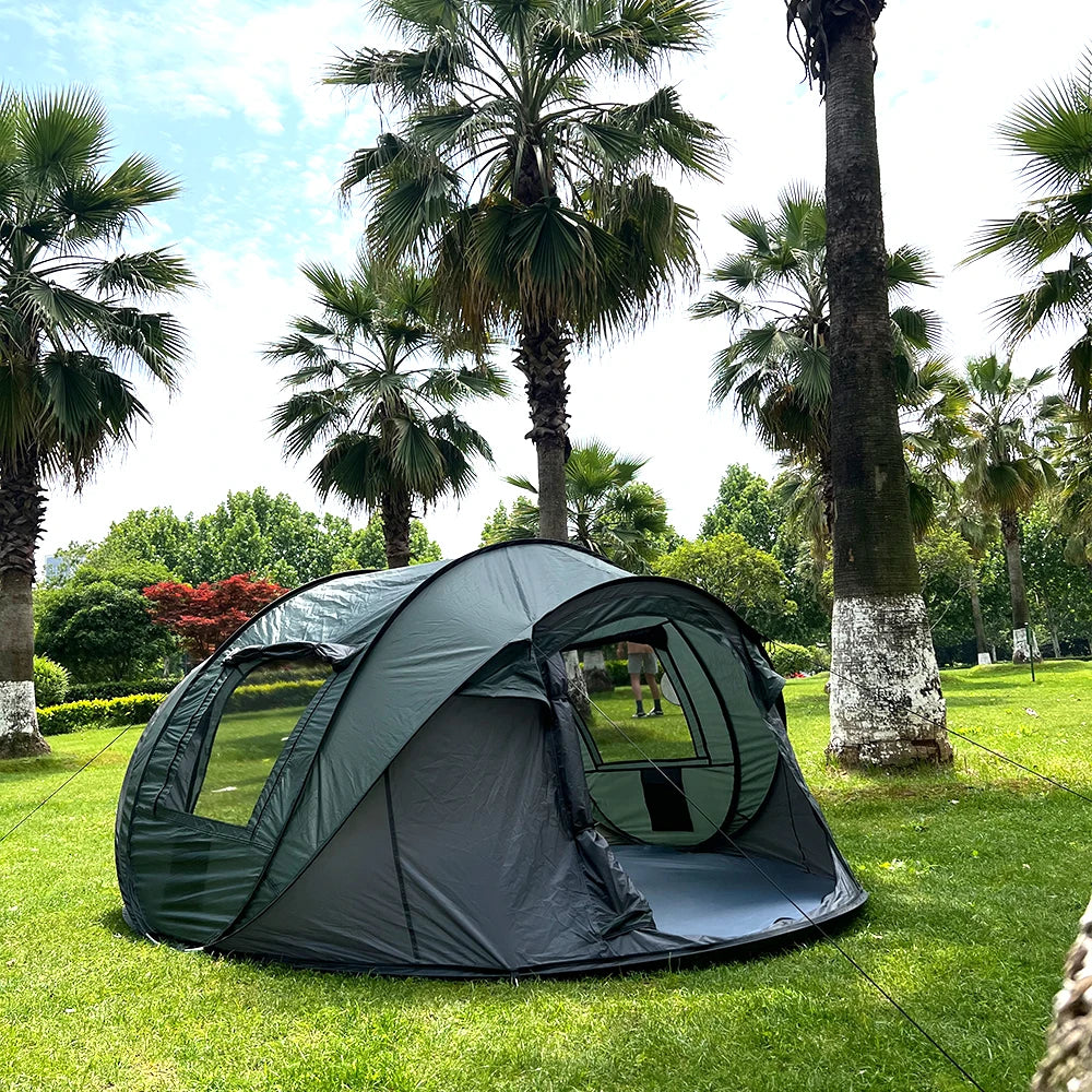 quick opening hand throw outdoor tent fully automatic pop-up
