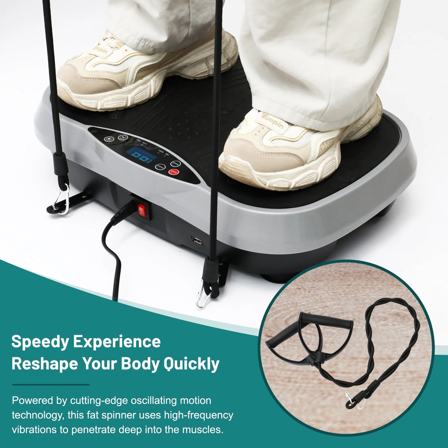 Vibration Whole Body Workout Portable Fitness Equipment