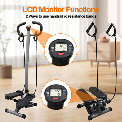 LCD Monitor for Home Gym Stepper Cardio Workout Full Body