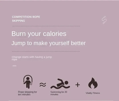 Adjustable Length Skipping Rope For  Workout Fitness