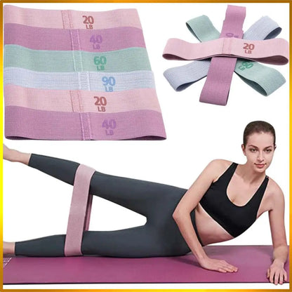 Fitness Resistance Bands Fabric Elastic Bands