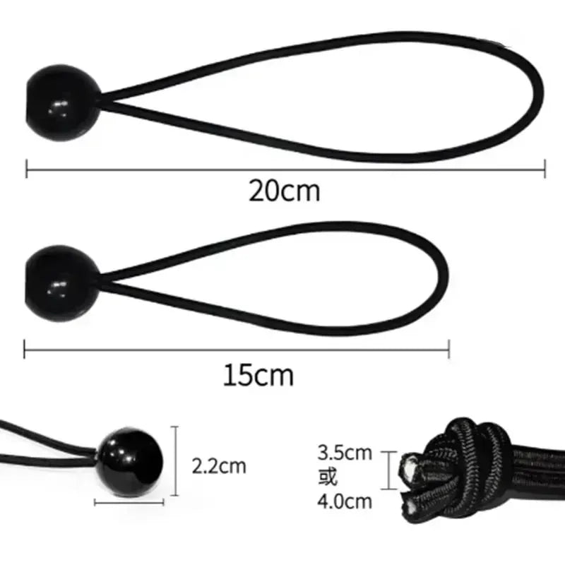 Bungee Ball Ties   4pcs
