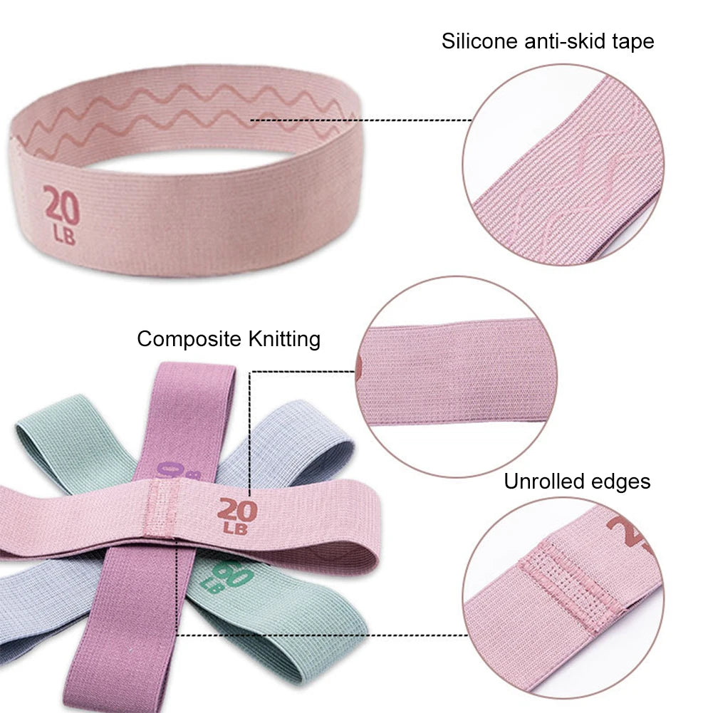 Fitness Resistance Bands Fabric Elastic Bands