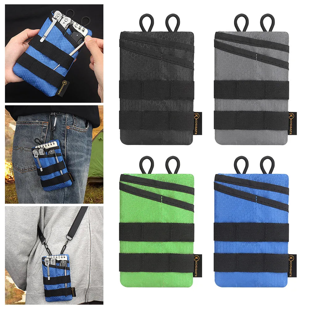 Foldable Small Tool Storage Pouch Lightweight Wear Resistant