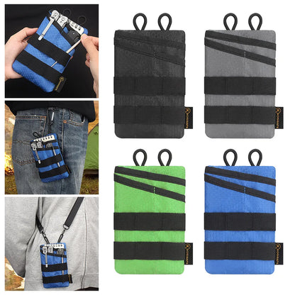 Foldable Small Tool Storage Pouch Lightweight Wear Resistant