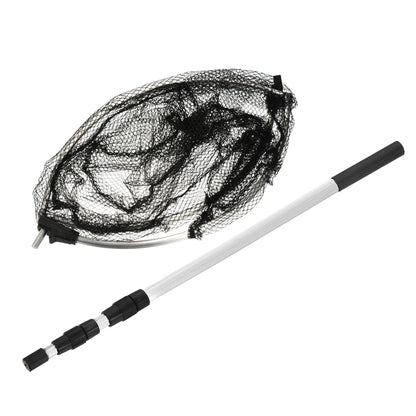 Folding Fishing Net Round Extend to 4.9ft Aluminium Alloy