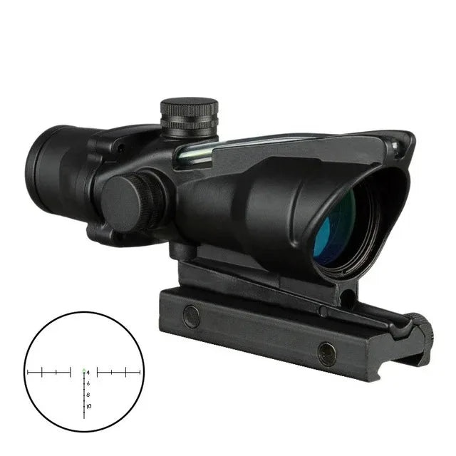 4X32 Hunting Scopes Real Fiber Optics Green and Red
