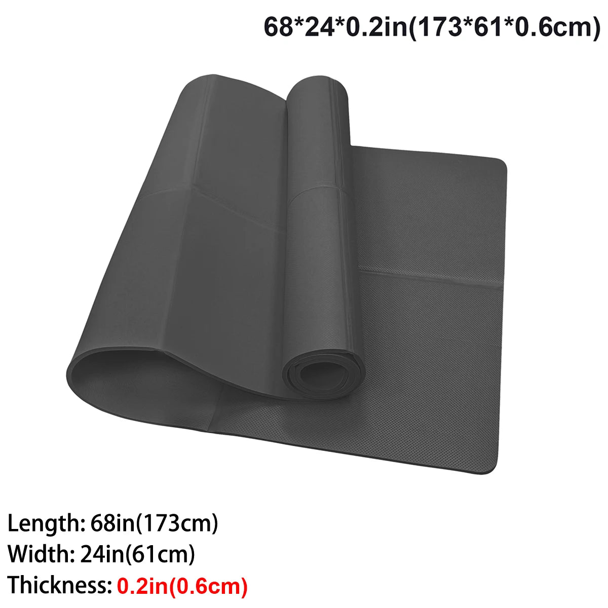 Foldable Yoga Mat 3mm/4mm/6mm Thicknesses