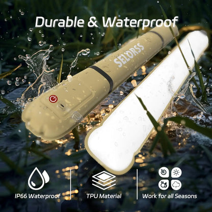 SELORSS Rechargeable Portable Light Waterproof 2000 mAh