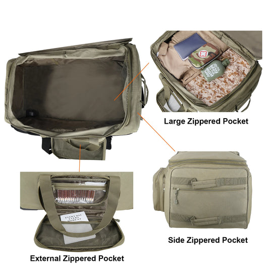 124L Outdoor Camping Waterproof  Duffel BAG