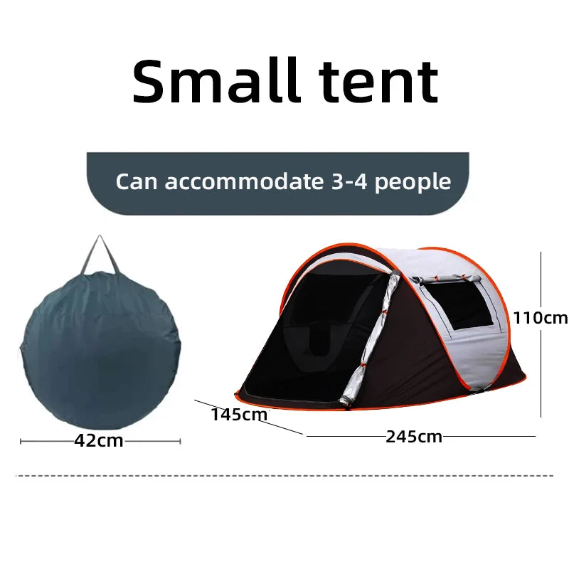 quick opening hand throw outdoor tent fully automatic pop-up