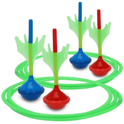 6Pcs Lawn Darts Games Set Glow In The Dark