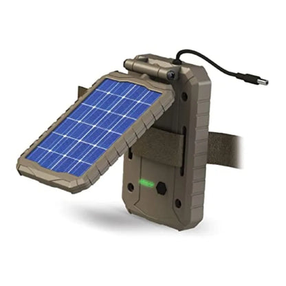 Trail camera bundle  32MP no-glow infrared, Kryptek camouflage finish, solar power panel