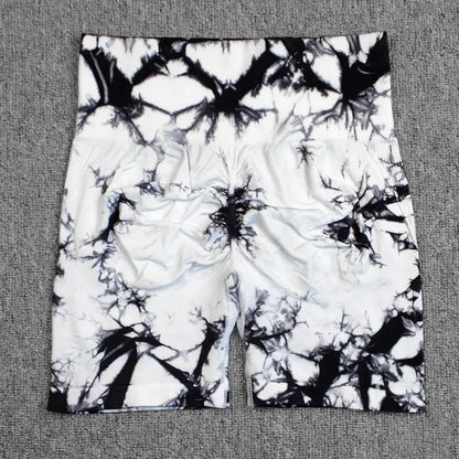 Tie-Dye Yoga Shorts for Women