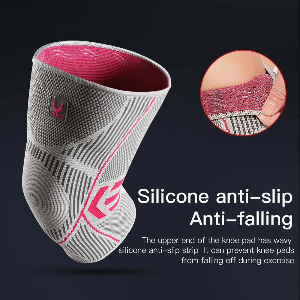 1PCS Knee Support Nylon Fitness Compression Sleeves