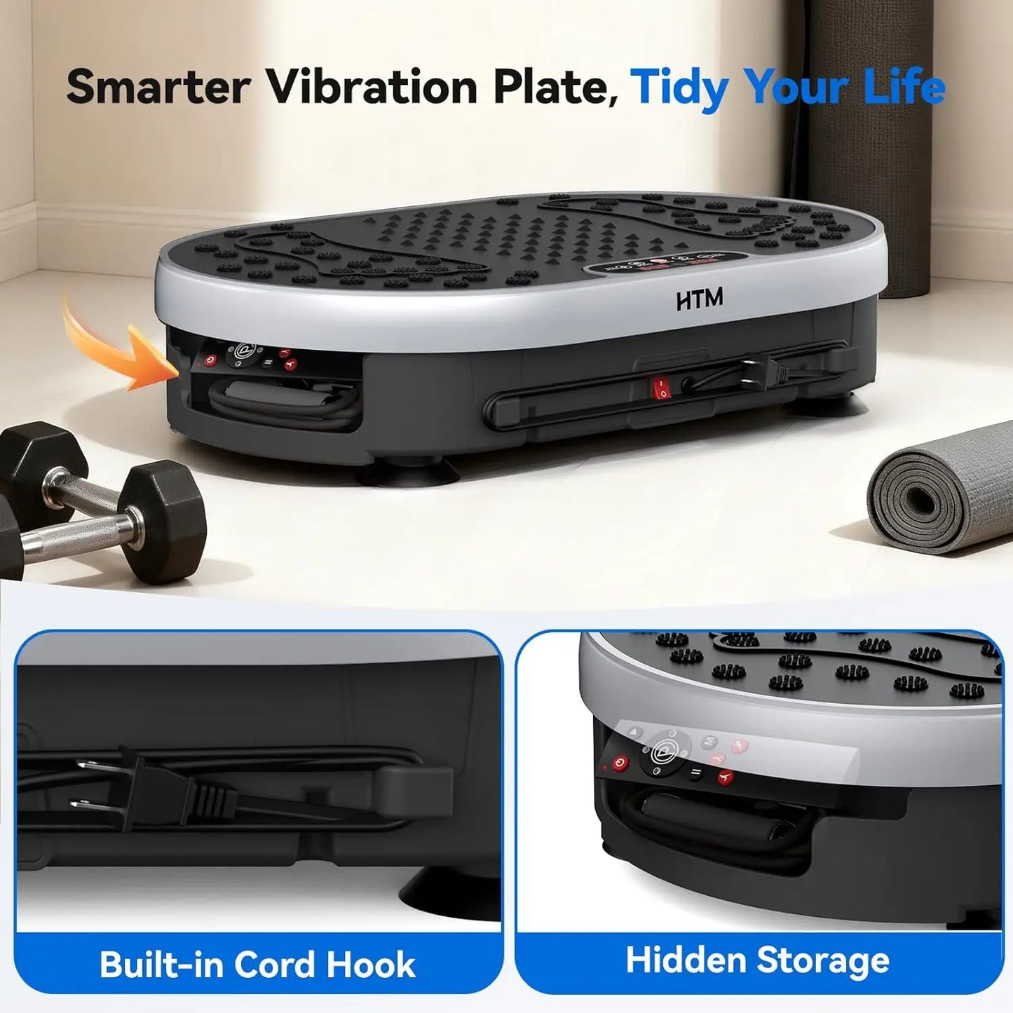 Vibration Plate Exercise Machine Home Fitness Muscle Toning